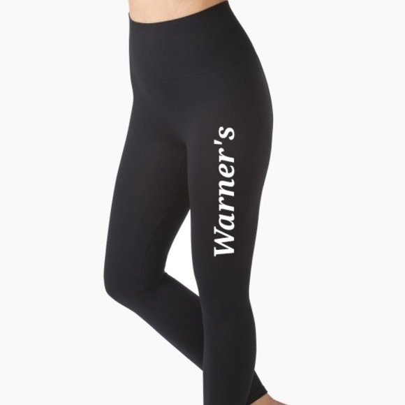 Warner's Blissful Benefits black no muffin top no seam shaping leggings. Sz: S/M - Picture 1 of 6